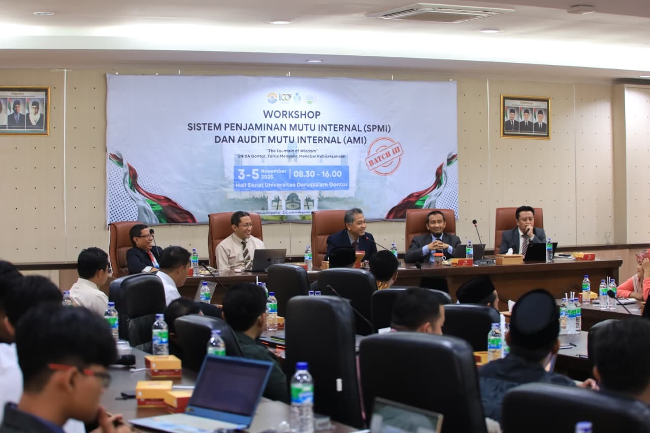 Kepala LPM STIUSA Subang Lulus sebagai Auditor AMI melalui Workshop SPMI dan AMI di UNIDA Gontor