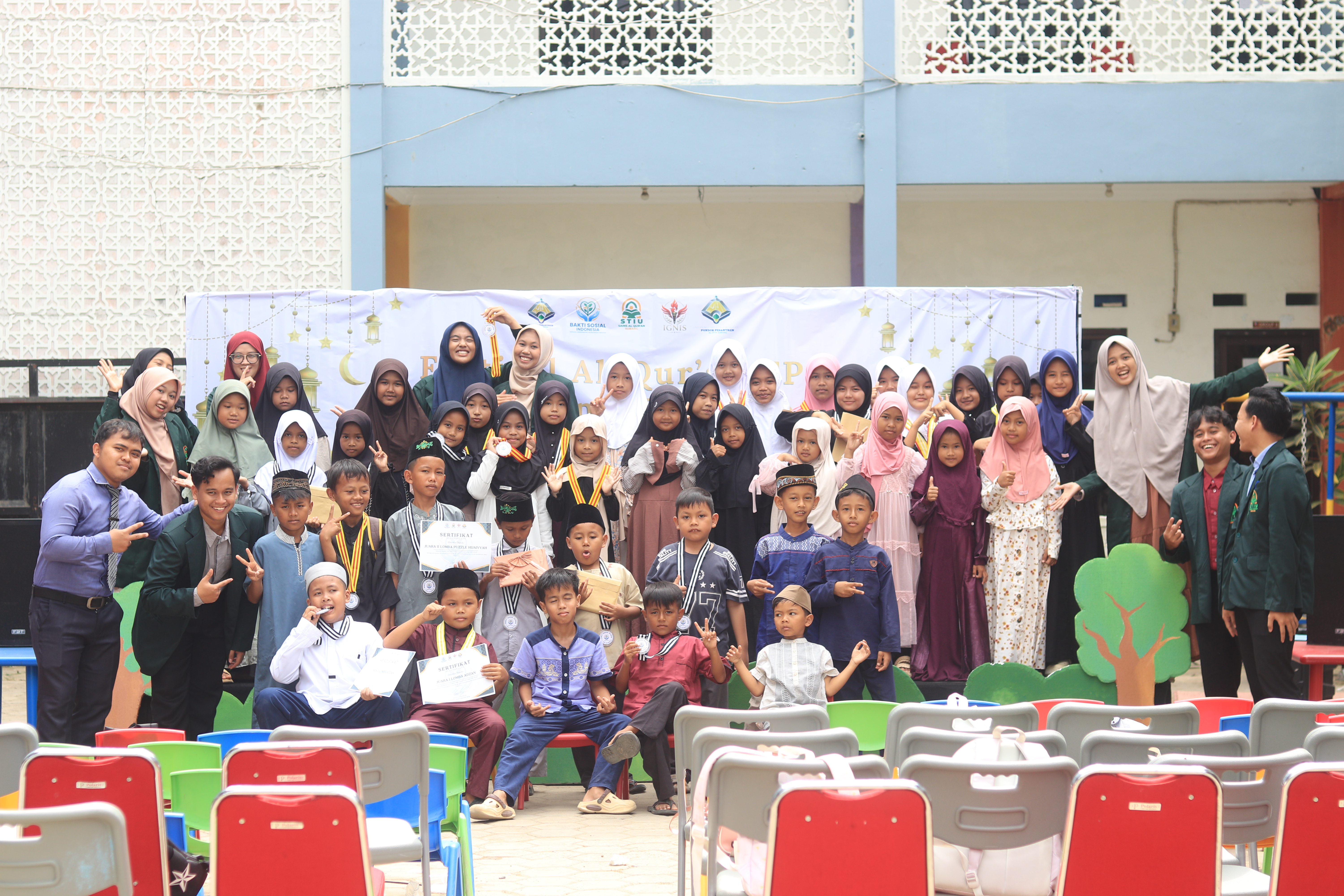 STIUSA Gelar Festival Al-Qur'an, Semarakkan Literasi Qur'ani Santri TPA/TPQ Se-Desa Cidahu